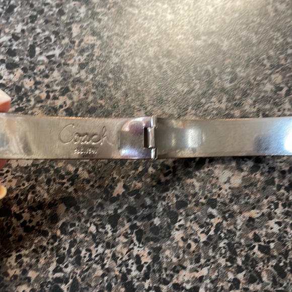 Beautiful Coach silver signature bracelet. Great to stack with other bracelets. - Picture 5 of 5